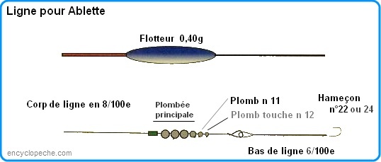 Montage pêche de l'Ablette